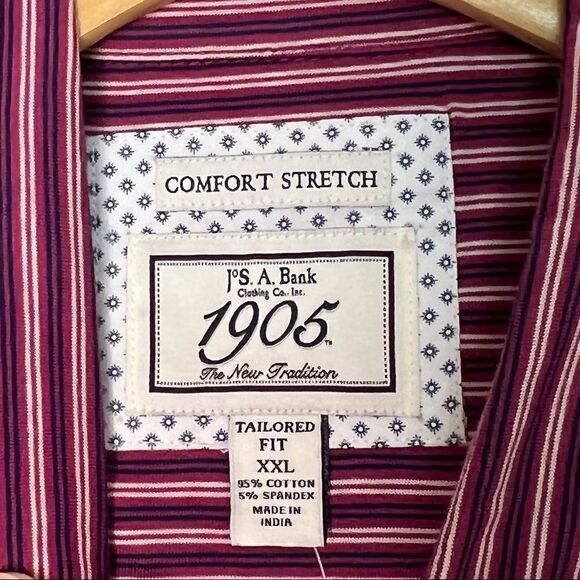 Nwt Jos A. Bank - Polo - Magenta ; XXL Tailored Fit. Cotton - Picture 6 of 13